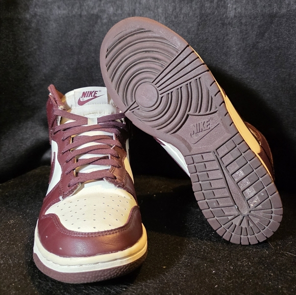 Nike Dunk High Maroon Womens Size 7 - Picture 8 of 8